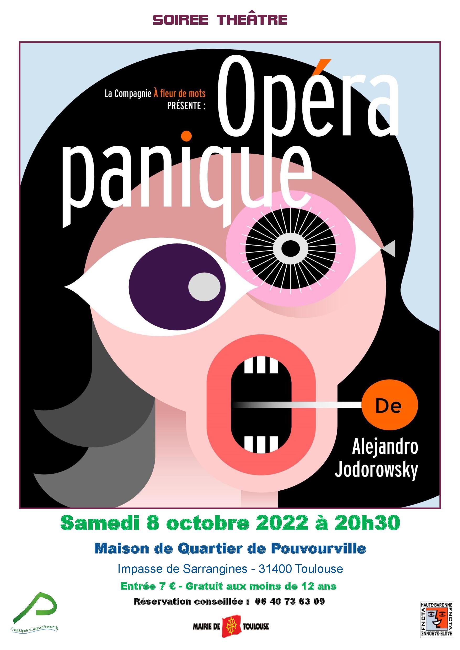 Affiche Opéra Panique